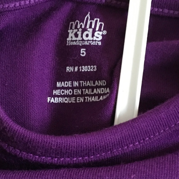 Kids Headquarters 2 Pc. Unicorn tunic&leggings set, Little Girl size 5. - Picture 4 of 8